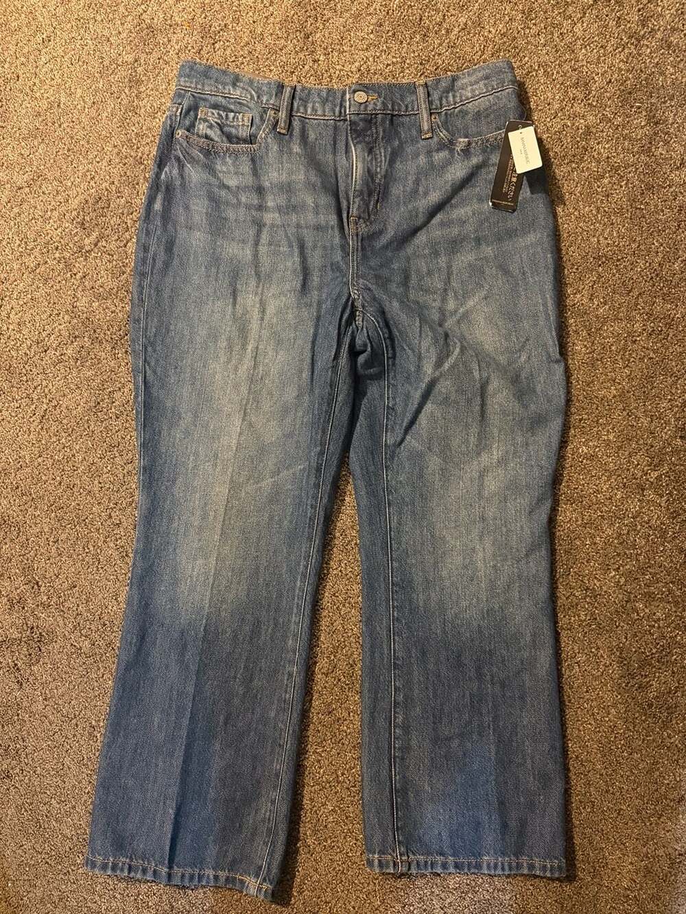 Banana Republic Flare Crop Size 30/10 Blue Denim Jeans